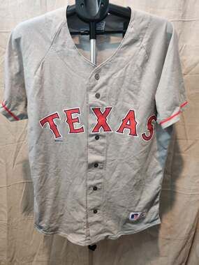 Vintage Russell Athletic Texas Rangers MLB Jersey Men's Size Medium Y2K NWT READ